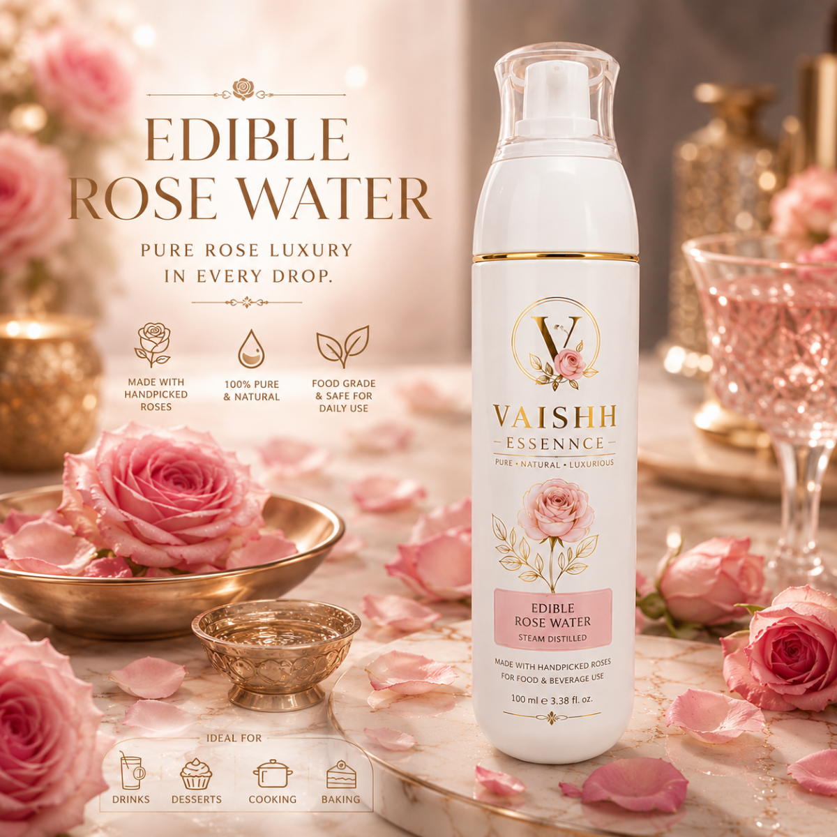 Edible Rose Water